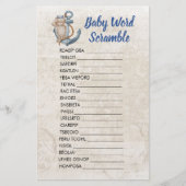 Baby Word Scramble Ahoy Es ist ein kindisches Them (Vorderseite)