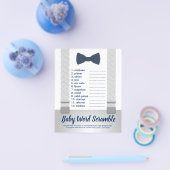 Baby Word Scramble, Baby Showspiel Flyer (Einzeln)