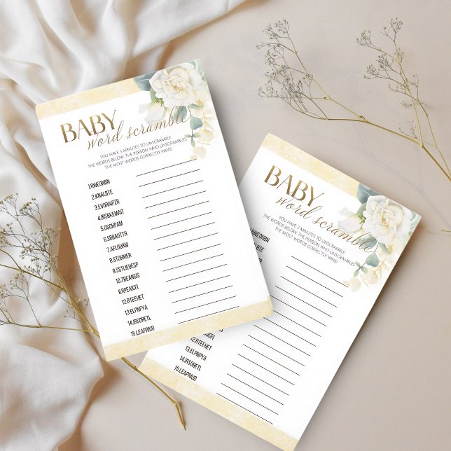 Baby Word Scramble Game - Es ist ein Boy Gold Ball (Von Creator hochgeladen)