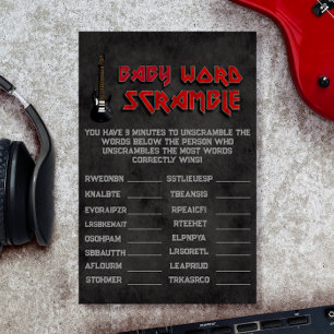Baby Word Scramble - Geboren zu Rock