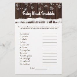 Baby Word Scramble Kinderzimmer Rhyme Baby Showspi