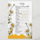 Baby Word Scramble Mama als Honigwabenschaum (Vorderseite)