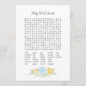 Baby Word Search Boy Teddy Bear Card Programm (Vorderseite)