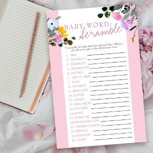 Baby-Wortelsalat Wildflower-Baby-Party-Spiel