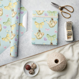 Baby Wrapping Paper, Geschenkpapier