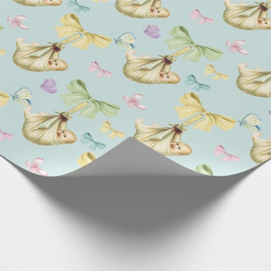 Baby Wrapping Paper, Geschenkpapier (Ecke)