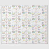 Baby Wrapping Paper Geschenkpapier (Flach)