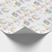 Baby Wrapping Paper Geschenkpapier (Ecke)