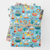 Baby Wrapping Paper Set Geschenkpapier Set (Beispiel)