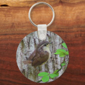 Baby Wren Schlüsselanhänger (Vorderseite)