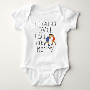 Baby Wrestling - Wrestling Coach Mutter Strampler