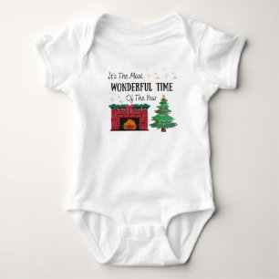 Baby Wunderbarste Zeit des Jahres One Piece Strampler