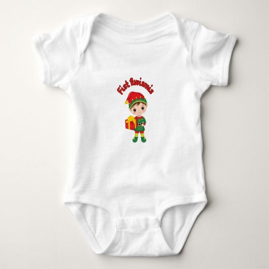 Baby Xmas Bodysuit Baby Strampler (Vorderseite)