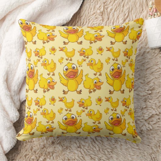 Baby Yellow Ducks Kissen (Decke)