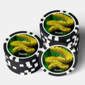Baby Yellow Phase Green Tree Python Snake Pokerchips (Stapel)