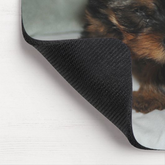Baby yorkie mousepad (Ecke)