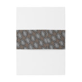 Baby Zebra, Babydusche Einladungsbanderole (Rückseitenbeispiel)