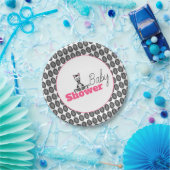 Baby Zebra, Babydusche Pappteller (Party)