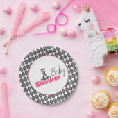 Baby Zebra, Babydusche Pappteller (Party)
