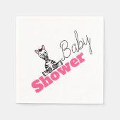 Baby Zebra, Babydusche Serviette (Vorderseite)