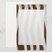 Baby Zebra Briefpapier (Vorne/Hinten)