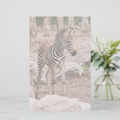 Baby zebra briefpapier (Stehend Vorderseite)