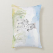 Baby Zebra Dekokissen (Vorderseite(Vertikal))