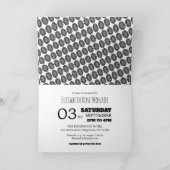 Baby Zebra, Einladung zur Kinderdusche (Innenseite)