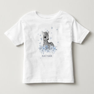 *~* Baby Zebra Floral Jungle Junge Kleinkind Kind T-shirt