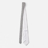 Baby Zebra Frenzy Krawatte (Light Gray) (Rückseite)