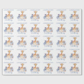 Baby Zebra Giraffe und Tiger Geschenkpapier (Flach)