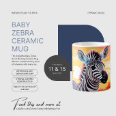 Baby Zebra Good Morning Keramik Tasse