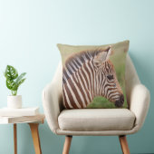 Baby zebra head, Tansania Kissen (Stuhl )
