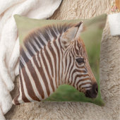 Baby zebra head, Tansania Kissen (Decke)