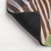 Baby zebra head, Tansania Mousepad (Ecke)