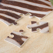 Baby zebra head, Tansania Puzzle (Seite)