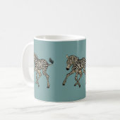 Baby Zebra Kaffeetasse (Vorderseite Links)