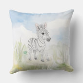 Baby Zebra Kissen (Rückseite)