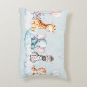 Baby Zebra mit all seinen Freunden Dekokissen (Rückseite(Vertikal))