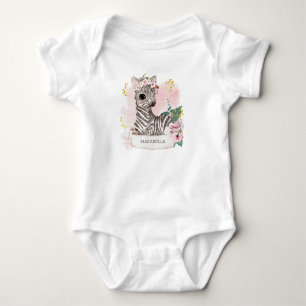 *~* Baby Zebra Name Kinderzimmer Jungle Sweet Girl Strampler