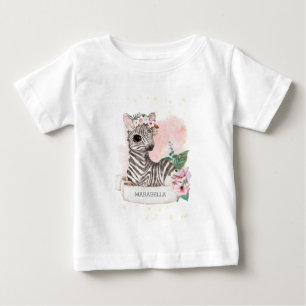 *~* Baby Zebra Name Kinderzimmer Jungle Sweet Girl T-shirt