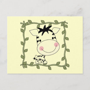 Baby Zebra T - Shirt und Geschenke Postkarte