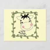 Baby Zebra T - Shirt und Geschenke Postkarte (Vorderseite)