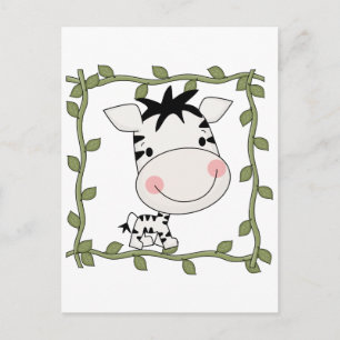 Baby Zebra T - Shirt und Geschenke Postkarte