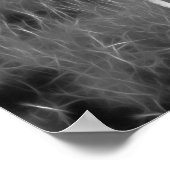 Baby Zebra und Mama Poster (Ecke)