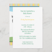 Baby Zebras Baby Shower Einladung (Vorne/Hinten)