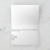 Baby-Zehen Ankündigung (Innenseite)