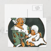 Baby-Zehen Postkarte (Vorne/Hinten)