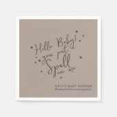 Baby Zell Halloween neutrales Baby Duschpapier Serviette (Vorderseite)