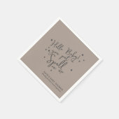 Baby Zell Halloween neutrales Baby Duschpapier Serviette (Ecke)